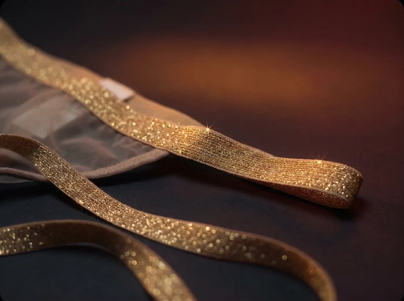 Metallic elastic (lurex)