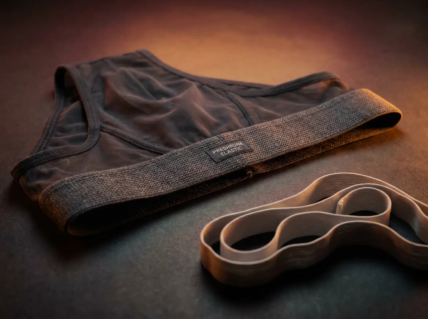 Preshrunk elastic