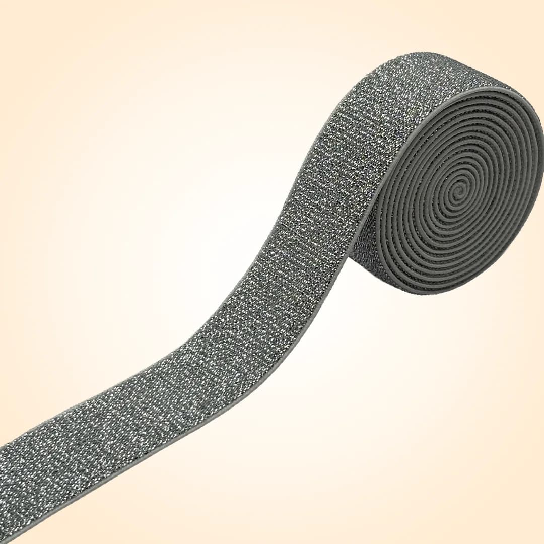 Lurex (shiny) elastic