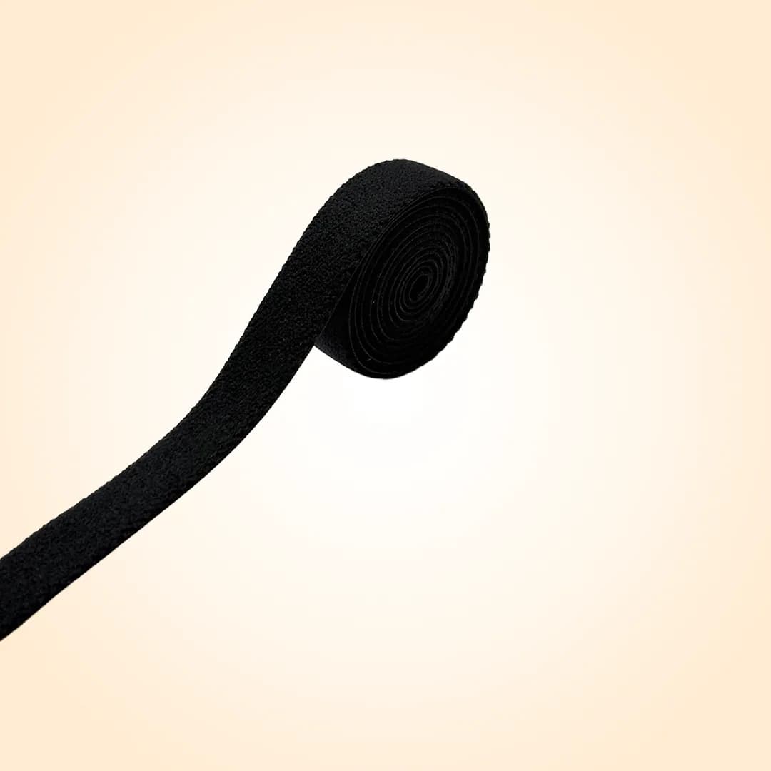 Brushed back elastic